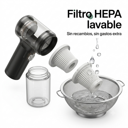 Mini Aspirador Inalámbrico Portátil